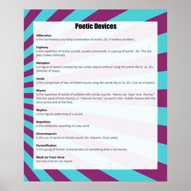 Poster sur les dispositifs poétiques *MISE À JOUR* (Devant)