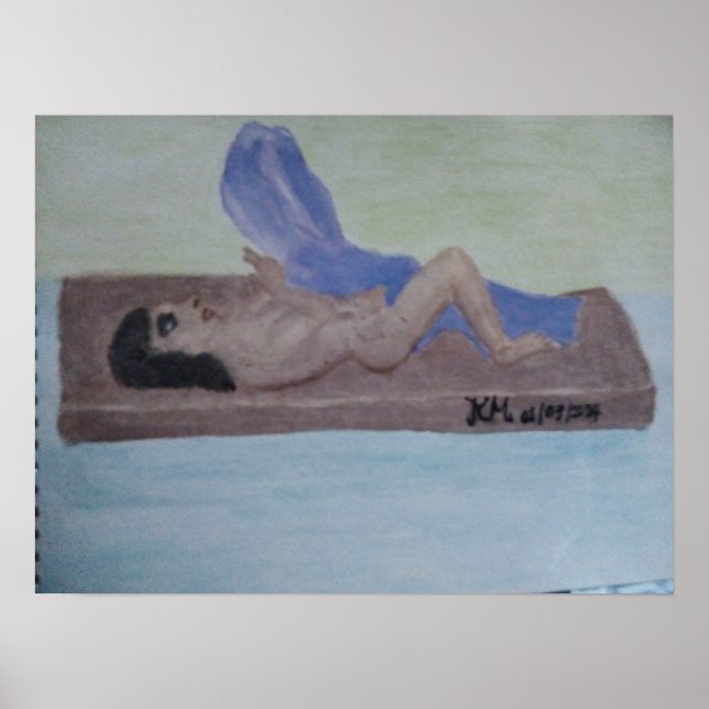 Poster sur les femmes en peinture sur bois (Devant)