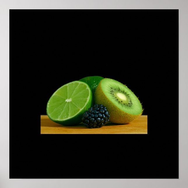 Poster sur les fruits et la vie (Devant)