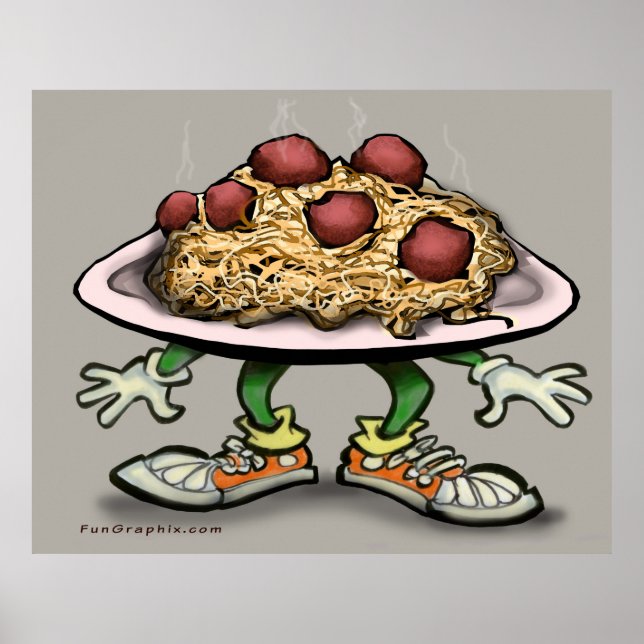 Poster sur les pâtes (Devant)