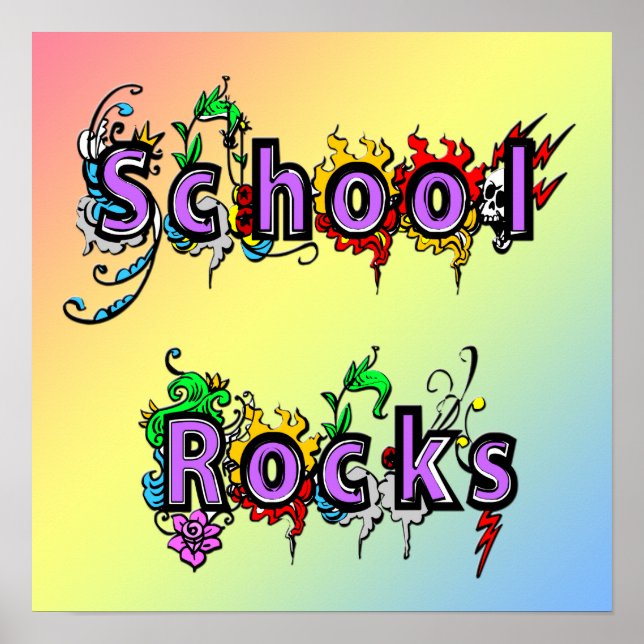 Poster sur les Rocks scolaires (Devant)