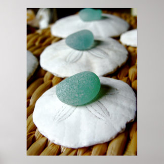 Poster Sur l'impression de sable