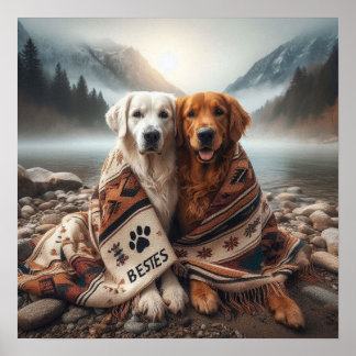 Poster sur mesure Bestie Dog