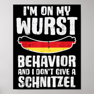 Poster Sur Mon Comportement Wurst Ne Donne Pas Schnitzel