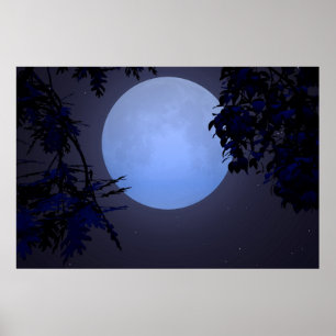 Poster Sur une lune bleue