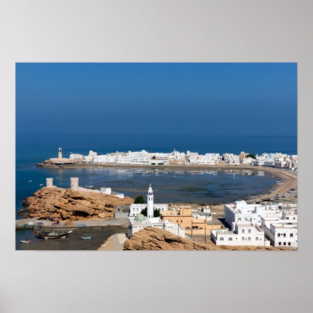 Poster Sur ville près de Muscat - Oman (Devant)