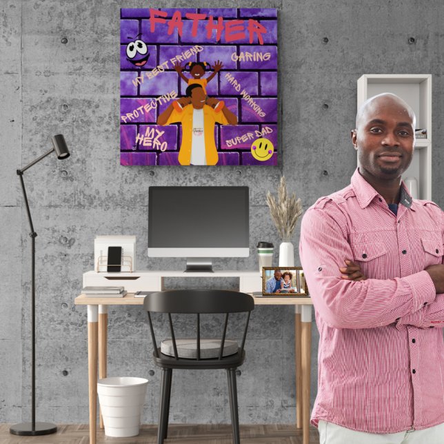 Poster Sur vos épaules (père et fille) (Créateur téléchargé)