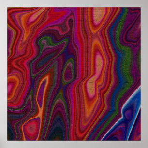 Poster Surcharge Abstraite