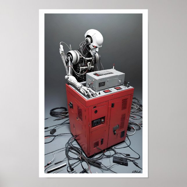 Poster Surcharge de la machine Enigma (Devant)