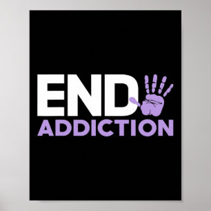 Poster Surdose de sensibilisation à la fin de la dépendan