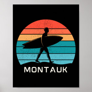 Poster Surf à Montauk