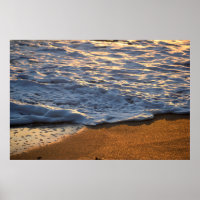 Surf de mousse à l'impression de toile de plage de