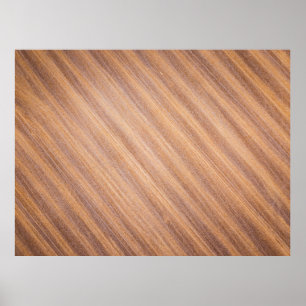 Poster surface Brown en bois
