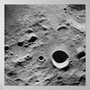 Poster Surface de la lune