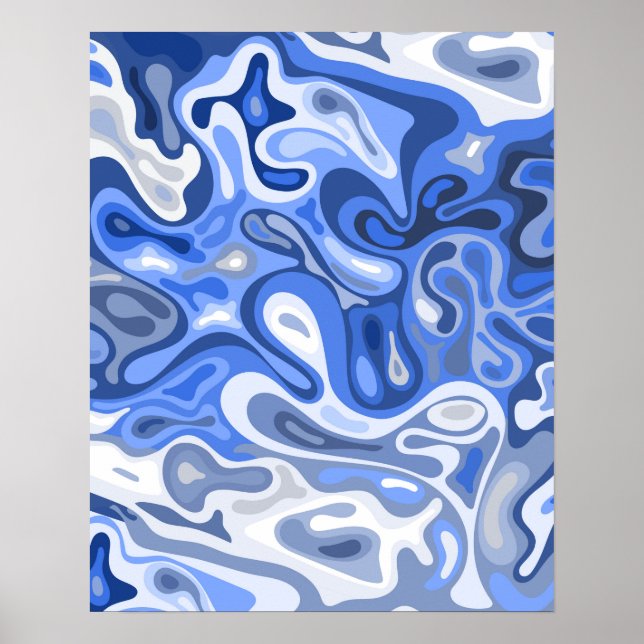 Poster Surface liquide 10 (Devant)