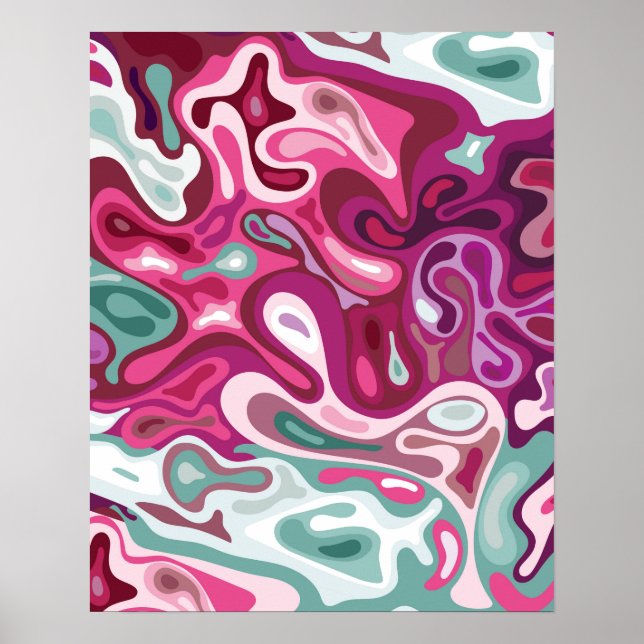 Poster Surface liquide 3 (Devant)