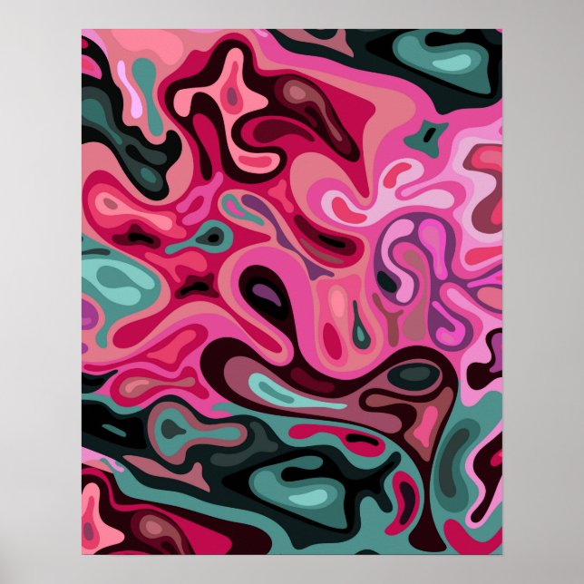 Poster Surface liquide 5 (Devant)