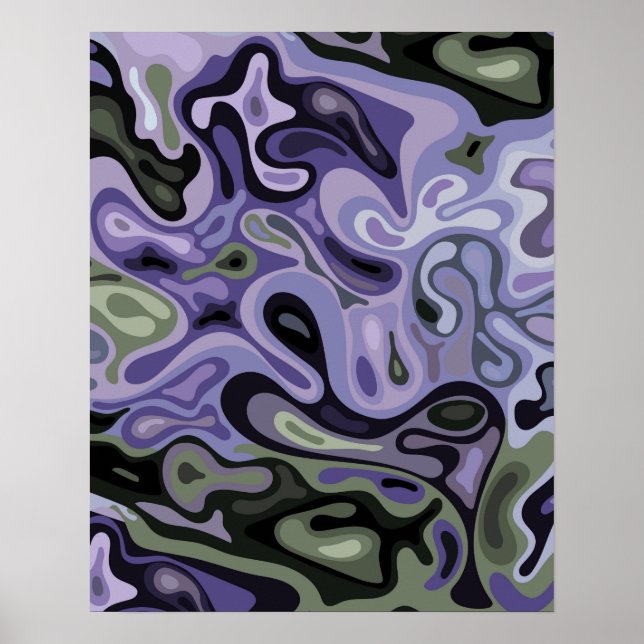 Poster Surface liquide 8 (Devant)