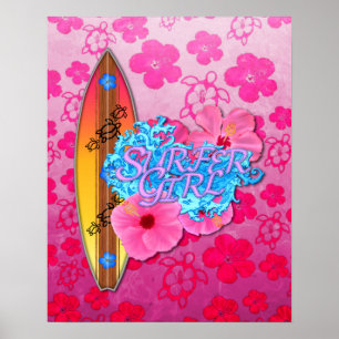 Poster Surfer Girl
