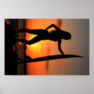 Poster Surfer Girl