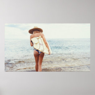 Poster Surfer girl
