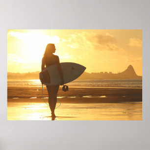 Poster Surfer girl
