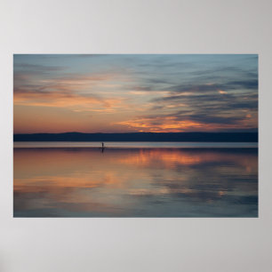 Poster Surfer ramant à terre