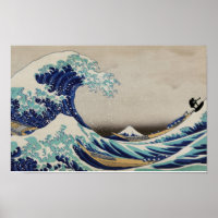 Surfer sur la Grande Vague