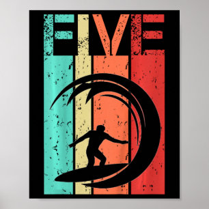 Poster Surfing 5 Anniversaire Garçon Fille Surfeur 5 Ans