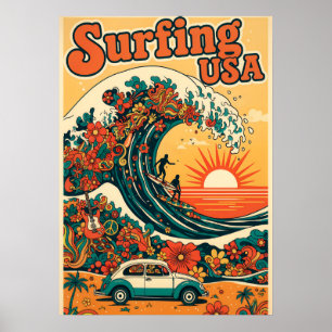 Poster Surfing USA V10