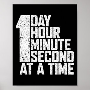 Poster Surmonter La Toxicomanie Un Jour Une Minute Second