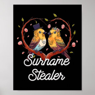 Poster Surnom Stealer Groom Pun Mari Pour Être Plaisanter