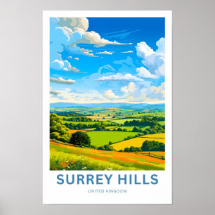Poster Surrey Hills Royaume-Uni