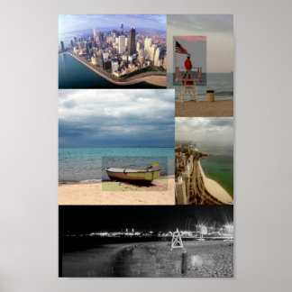 Poster surveillance de la rue en chêne