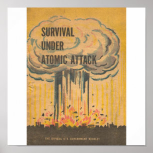 Poster Survie sous l'attaque atomique