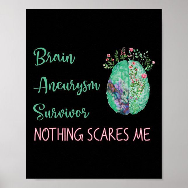 Poster  Survivant d'anévrisme Rien ne me fait peur 1  (Devant)