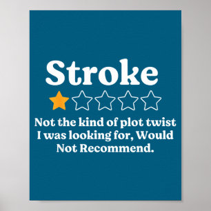 Poster Survivant d'AVC ne recommanderait pas l'art graphi