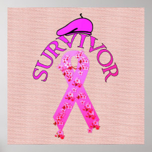 Poster Survivant de cancer du sein