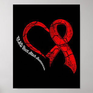 Poster Survivant de l'attaque cardiaque Scad survit Guerr