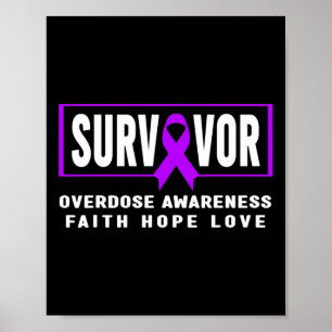 Poster Survivant en surdose - Sensibilisation aux toxicom