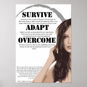 Poster Survive Adapt Overcome