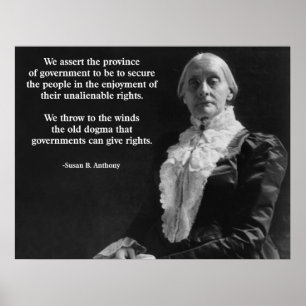 Poster Susan B. Anthony Citation