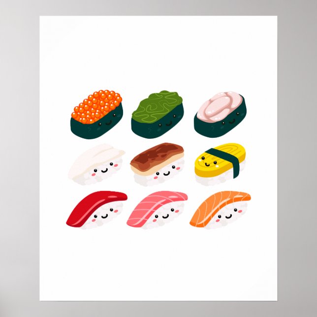 Poster Sushi (Devant)