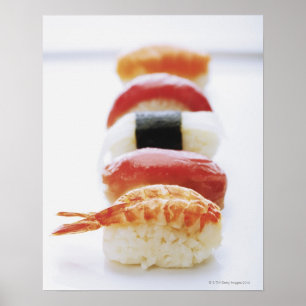 Poster Sushi, Nigiri, gros plan