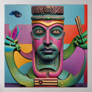 Poster Sushi Radio Tiki Man