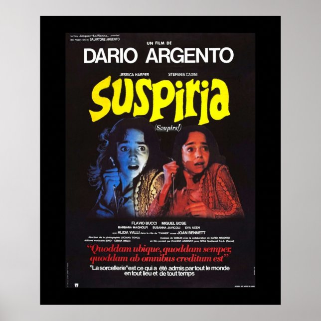 Poster Suspiria 1977 (Devant)