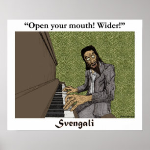 Poster Svengali au piano