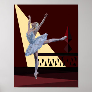 Poster 'Swan Lake Ballerina'