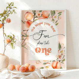 Poster Sweet as a peach Nous espérons que vous avez eu un