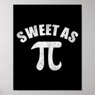 Poster Sweet As Pi Math Enseignant Geek 3.14 Pi Day